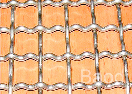 Malha material de Oven Net Lock Crimp Wire do assado 304