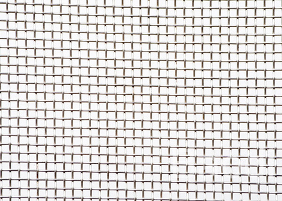 Arquitetura decorativa de alumínio fio frisado Mesh Odm Square Woven