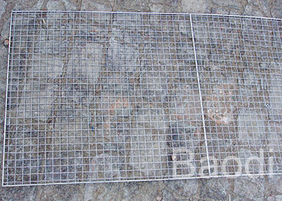 Altura frisada galvanizada 0.4mm de mineração tecida da rede de arame 1.5m do apoio