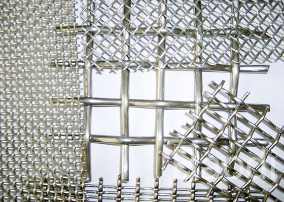 Fio frisado de aço inoxidável Mesh Corrosion Resistant do Oem 1.25mm