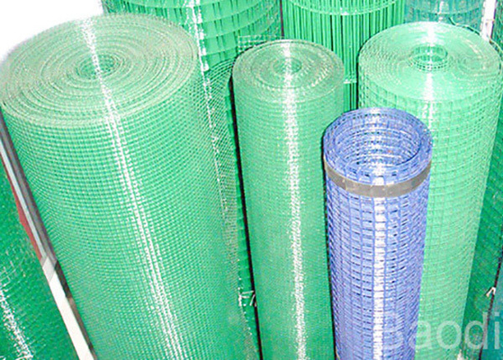 A cerca animal Pvc Coated 1x1 Ss solda o calibre de Mesh Green Color 19