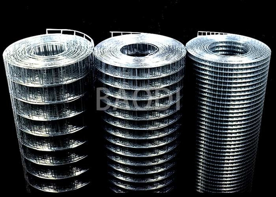 Solda revestida plástica Mesh Steel Square Grid Galvanized do calibre da construção 16