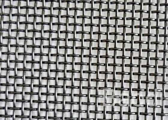 Aço da oxidação de Stainlesss o anti frisou o fio Mesh Galvanized Woven Square Grid