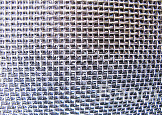 Fio frisado tecido 2mesh de aço inoxidável Mesh For Construction