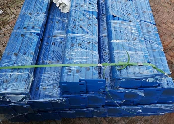 Cargo quadrado azul do quadrado de Mesh Fence Pvc Coated With do fio da cor 50x200mm