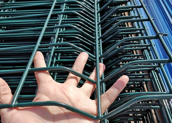 O Pvc de Mesh Security Fencing Welded Iron do fio de 8 Ft revestiu a grade quadrada