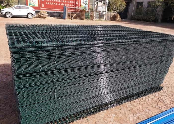 furo quadrado do ferro de Mesh Fence Pvc Coating Welded do fio do jardim de 6ft