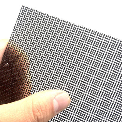 Técnica tecida Rede de janela anti-roubo de aço inoxidável Confiável e segura com superfície revestida com pó